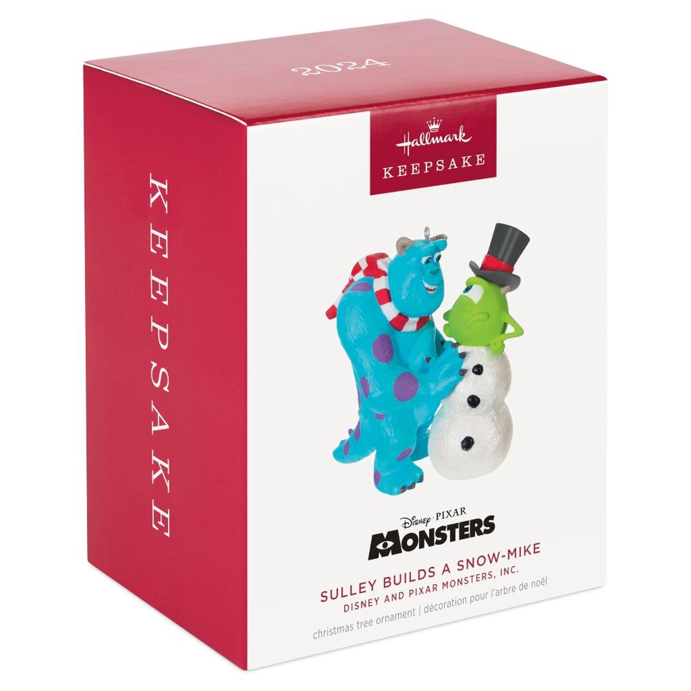 New! Disney Pixar Monsters Inc. Hallmark Keepsake Ornament 2024 Mike & Sulley